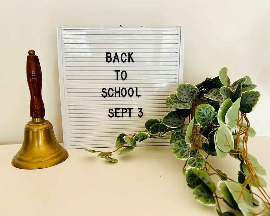 It’s Back To School… Again.