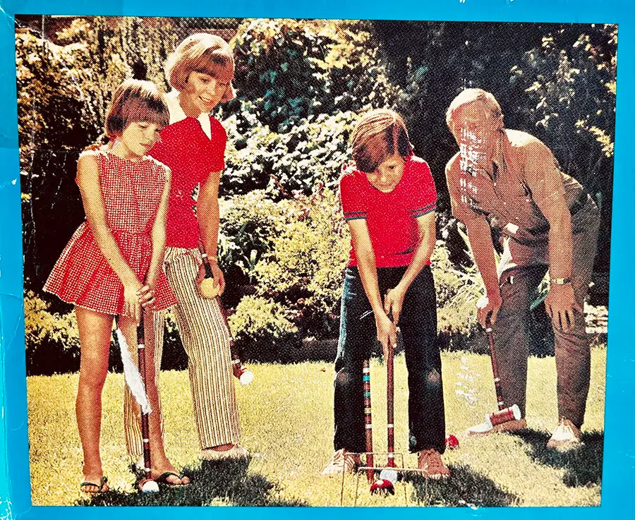 First Friday Favourites - July 2024; vintage croquet set